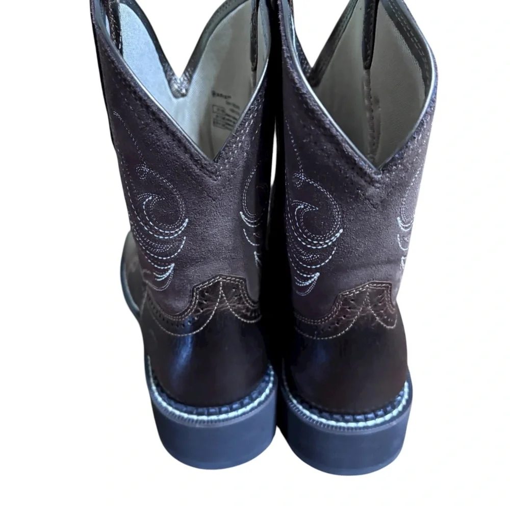 ARIAT WOMEN'S HERITAGE DAPPER WESTERN BOOTS - ROUND TOE 10B - Picture 3 of 11
